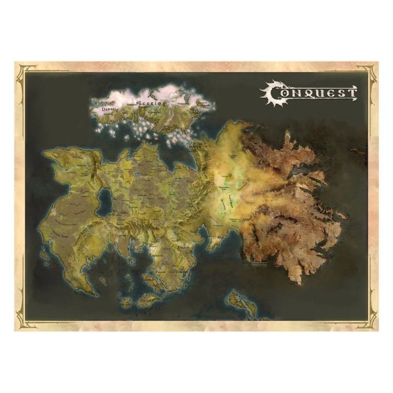 Conquest - Cloth Map of EÄ PBW1037 Conquest - Cloth Map of EÄ PBW1037