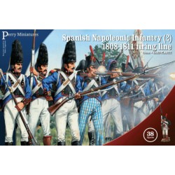 Perry Miniatures - Spanish Napoleonic Infantry (2) firing Line v1808-1811 PEM-SPA80