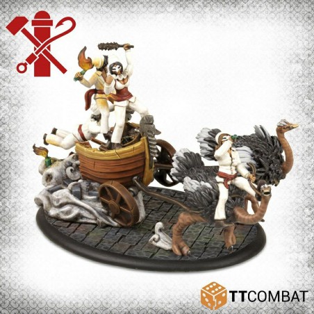 TTCGX-GLD-016_Carnevale - Ostrich Chariot TTCGX-GLD-016_Carnevale - Ostrich Chariot