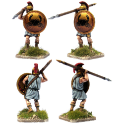 Victrix Miniatures - Greek Unarmoured Hoplites and archers