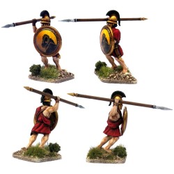 Victrix Miniatures - Greek Unarmoured Hoplites and archers
