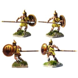 Victrix Miniatures - Greek Unarmoured Hoplites and archers