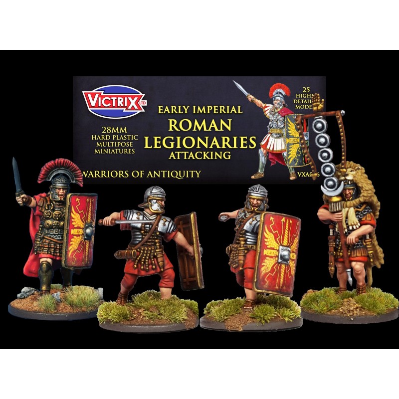 VXA026 Victrix Miniatures - Early Imperial Roman Legionaries Attacking