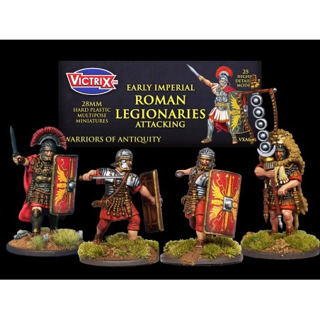 VXA026 Victrix Miniatures - Early Imperial Roman Legionaries Attacking