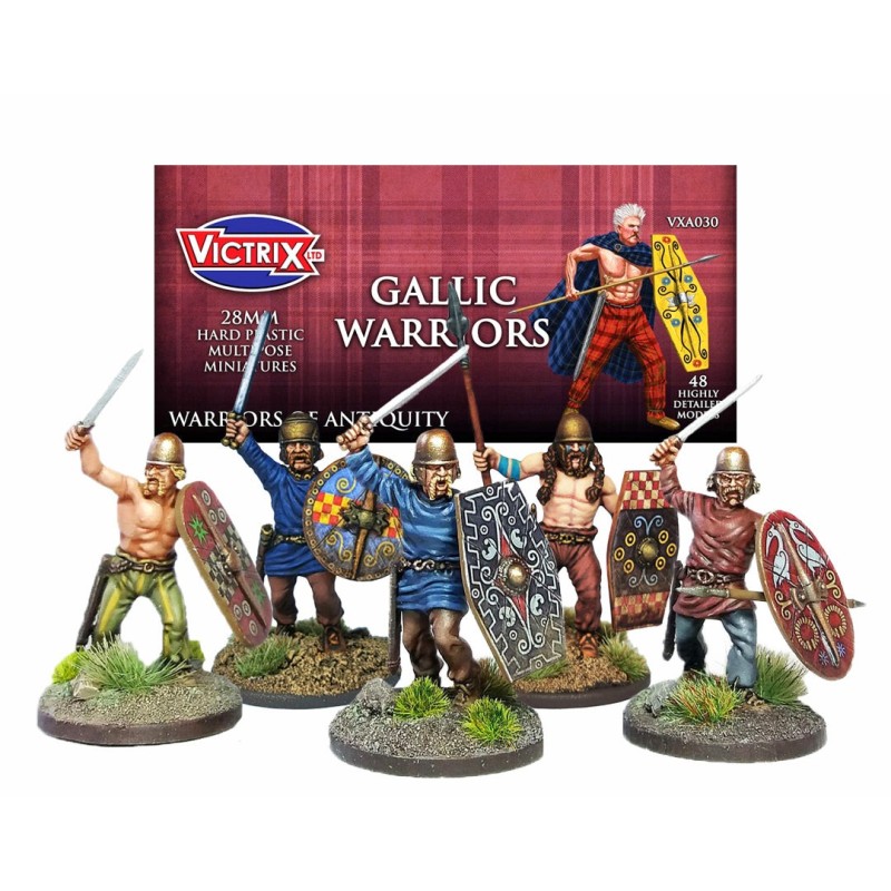 Victrix Miniatures - Unarmoured Gallic WarriorsVXA030