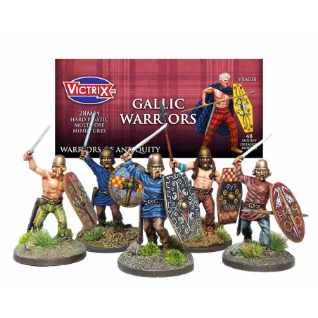 Victrix Miniatures - Unarmoured Gallic WarriorsVXA030 Victrix Miniatures - Unarmoured Gallic WarriorsVXA030