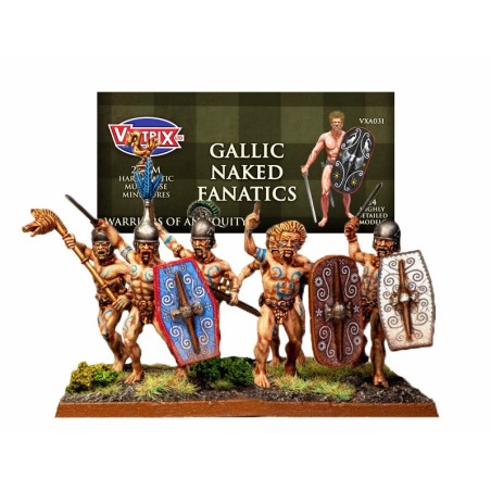 Victrix Miniatures - Gallic Naked FanaticsVXA031 Victrix Miniatures - Gallic Naked FanaticsVXA031
