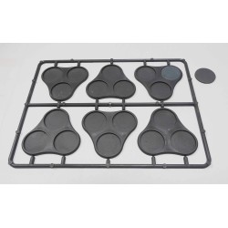 Victrix Miniatures - Plastic Bases Set 9. Skirmish movement trays for 25mm round bases