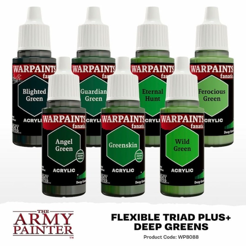 Army Painter - Deep Green Flexible Triad PLUS+ WP8088