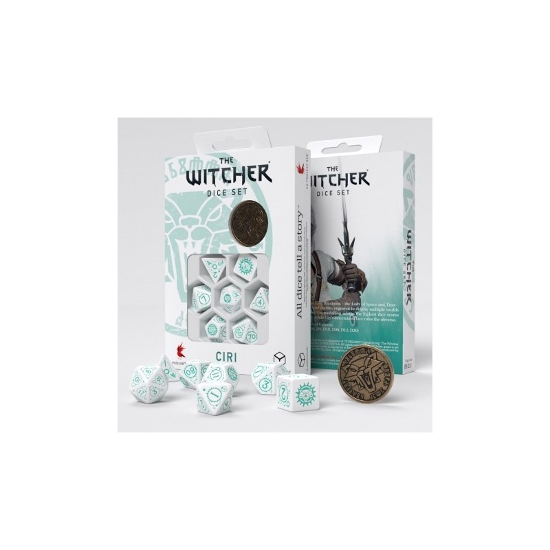 Abimé - Set de Dés The Witcher - Ciri, Le Droit de Surprise