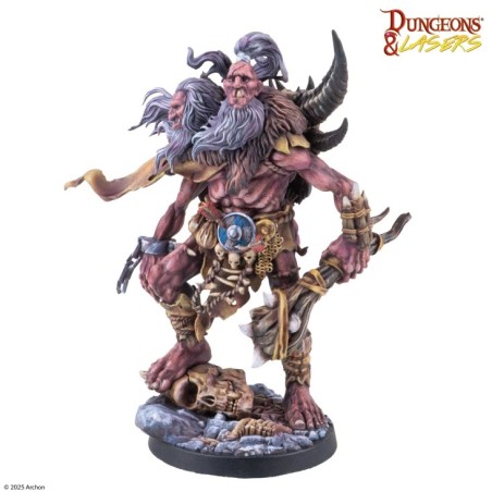 Dungeons & Lasers - Figurines - Gervase The Ettin DNL0123 Dungeons & Lasers - Figurines - Gervase The Ettin DNL0123