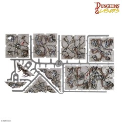 Préco - Dungeons & Lasers - Décors -  Demonic Caves Prépeint