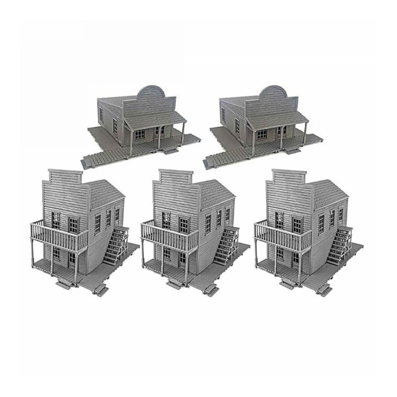 Dead Man’s Hand - Two Horse Town Double & Single Storey Building BundleDMHR299