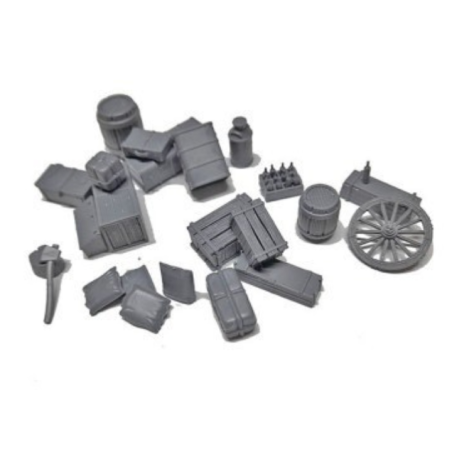 Dead Man’s Hand - Street Scatter (2 sprues bagged with header) DMHP104