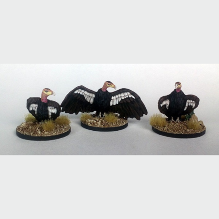 Dead Man’s Hand - Vautours ( 3 figurines )DMH654 Dead Man’s Hand - Vautours ( 3 figurines )DMH654