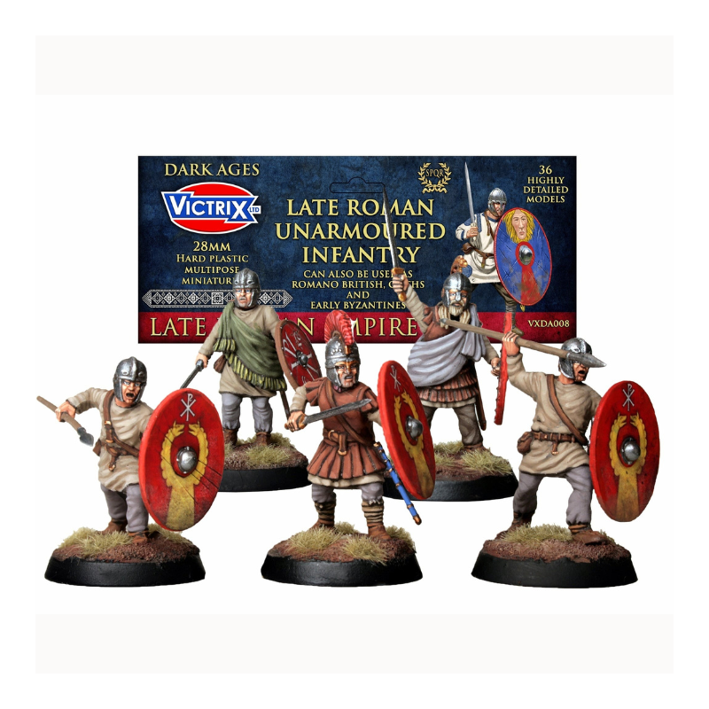 Victrix Miniatures - Late Roman Unarmoured Infantry VXDA008
