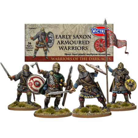 Victrix Miniatures - Early Saxon Armoured Warriors VXDA017 Victrix Miniatures - Early Saxon Armoured Warriors VXDA017