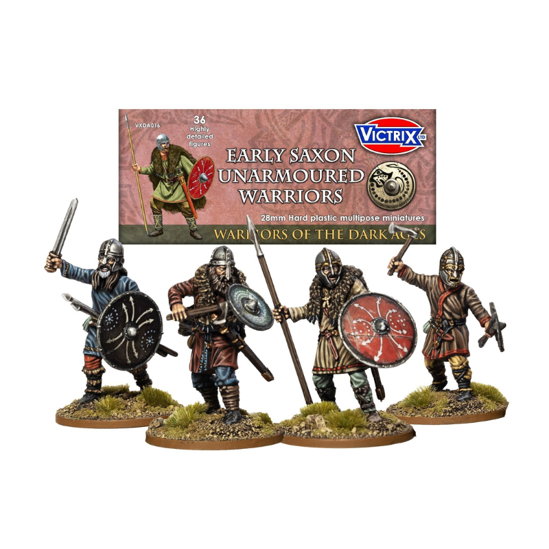 Victrix Miniatures - Early Saxon Unarmoured Warriors VXDA016