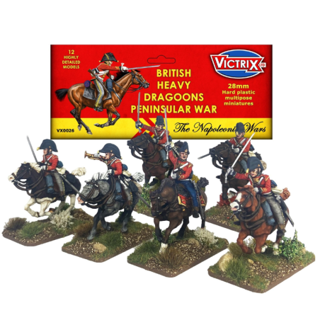 Victrix Miniatures - British Peninsular Heavy Dragoons