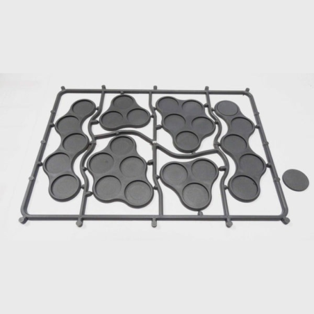 Victrix Miniatures - Plastic Bases Set 10. Skirmish movement trays for 20mm round bases