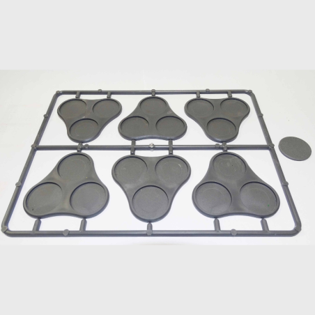 Victrix Miniatures - Plastic Bases Set 9. Skirmish movement trays for 25mm round bases