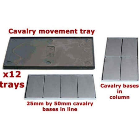 Victrix Miniatures - Plastic cavalry movement trays Victrix Miniatures - Plastic cavalry movement trays