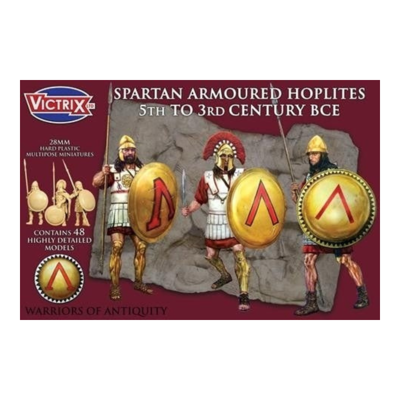 Victrix Miniatures - Spartan Armoured Hoplites 5th to 3rd Century BCE