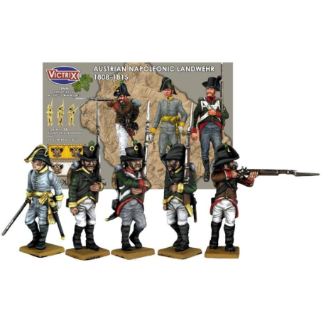 Victrix Miniatures - Austrian Napoleonic Landwehr 1808-1815 Victrix Miniatures - Austrian Napoleonic Landwehr 1808-1815