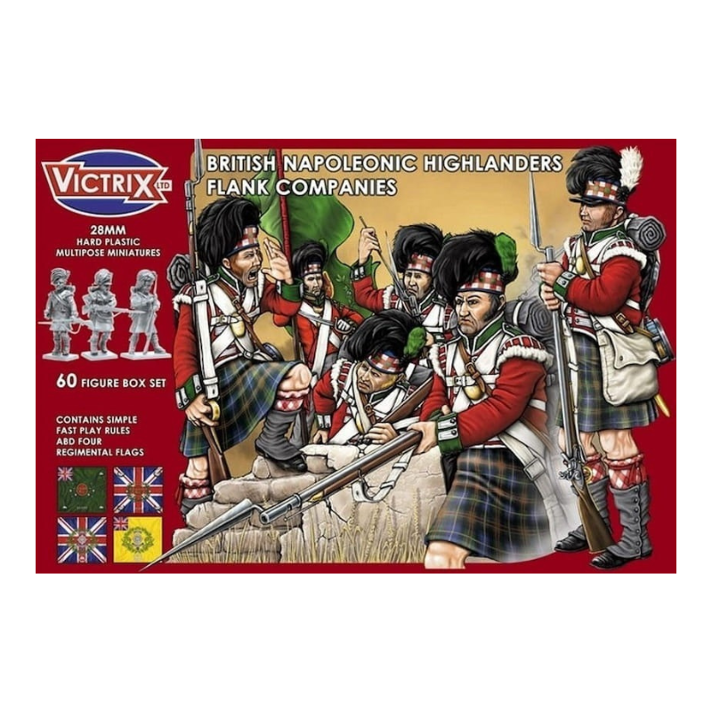 Victrix Miniatures - British Napoleonic Highlander Flank Companies