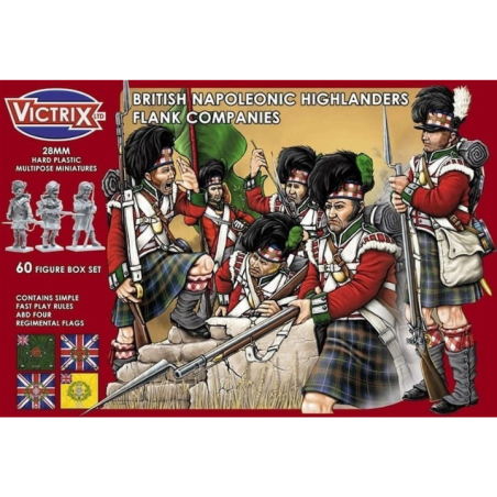 Victrix Miniatures - British Napoleonic Highlander Flank Companies