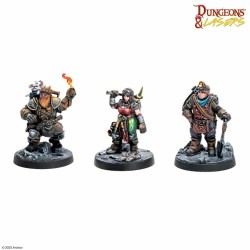 Dungeons & Lasers - Figurines - Dwarven Miners