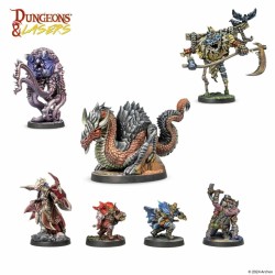 Dungeons & Lasers - Figurines - Horrors of Deuslair