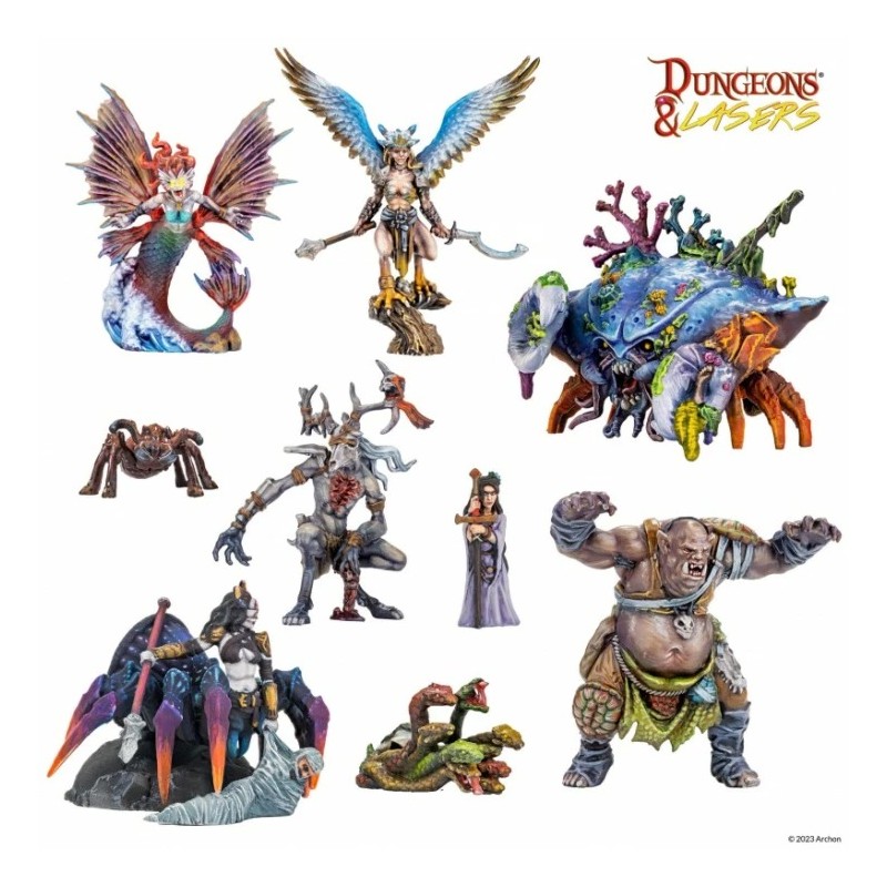 Dungeons & Lasers Figurine Miniature géante de Kraken – Grand modèle de 130 mm de Haut avec Base scénique pour Une Utilisation avec Les Jeux de RPG compatibles DND et 5E Dungeons & Lasers Figurine Miniature géante de Kraken – Grand modèle de 130 mm de Haut avec Base scénique pour Une Utilisation avec Les Jeux de RPG compatibles DND et 5E