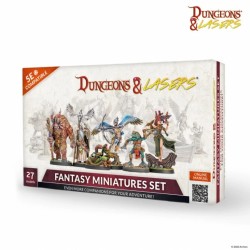 Dungeons & Lasers - Figurines - Fantasy Miniatures Set