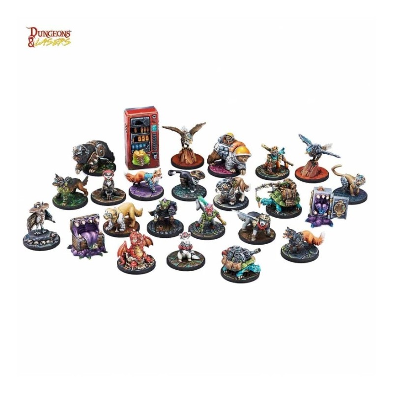 DNL0011 Dungeons & Lasers - Figurines - Animal Companions Set