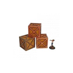 XIX Century Crates (3) H00035