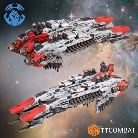 Dropfleet Commander - Resistance Battleship TTDFX-RES-025