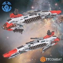 Préco - Dropfleet Commander - Resistance Battleship
