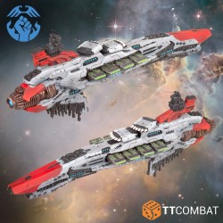 Préco - Dropfleet Commander - Resistance Battleship