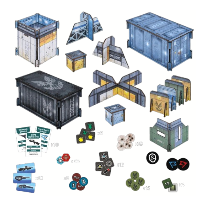 Halo Flashpoint - Unsc Base Terrain Set (ENG) MGHA109 Halo Flashpoint - Unsc Base Terrain Set (ENG) MGHA109