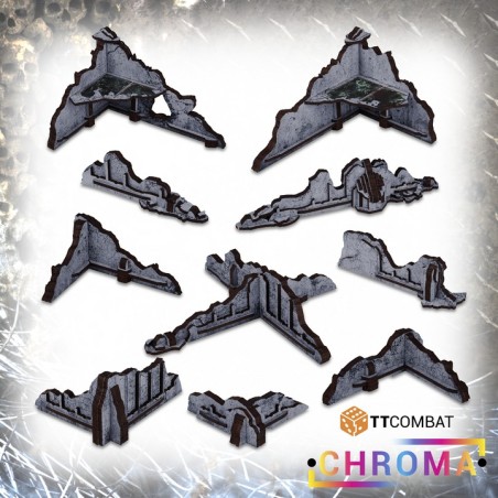 TTSUV-SFG-1029_TT Combat - Chroma - Gothic Ruined Walls TTSUV-SFG-1029_TT Combat - Chroma - Gothic Ruined Walls