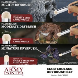 Préco - Army Painter - Pinceaux - Masterclass Drybrush Set