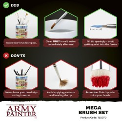 Préco - Army Painter - Pinceaux - Mega Brush Set