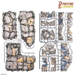 Préco - Dungeons & Lasers - Décors - Rocky Caves Prépeint