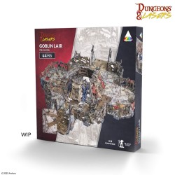 Préco - Dungeons & Lasers - Décors - Goblin Lair Prépeint