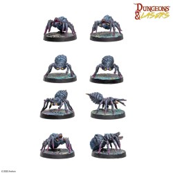 Dungeons & Lasers - Figurines - Cave Spiders