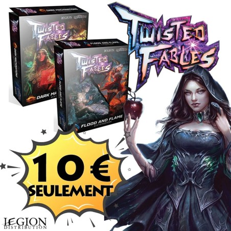 LEGIONTF04FR Twisted Fables : Pack Flood and Flames + Dark Machinations + figurines offertes !