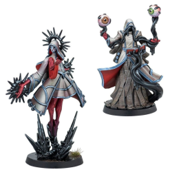 Warcrow - Yaldabaoth Officers (FR + ENG) WW04003-0044FR