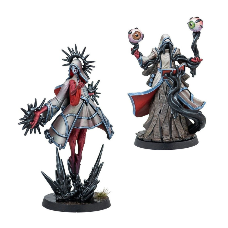 Warcrow - Yaldabaoth Officers (FR + ENG) WW04003-0044FR