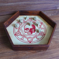 Piste à dés en bois - Macabre WADTDM01